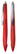 Schneider Haptify MC balpen - Transparant rood