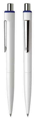 Stylo bille Schneider K 1 - Blanc/bleu