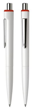 Stylo bille Schneider K 1 - Blanc/rouge