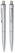 Schneider K 1 metal look balpen - Zilver/transparant zwart
