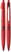 Schneider Loox MC balpen - Transparant rood
