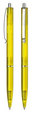 Stylo bille Schneider Frosty - Jaune transparent