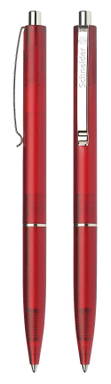 Stylo bille Schneider Frosty - Rouge transparent
