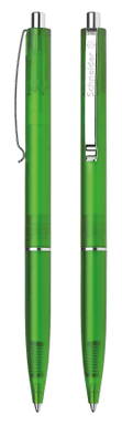 Stylo bille Schneider Frosty - Vert transparent