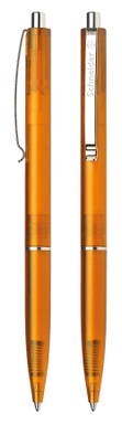 Stylo bille Schneider Frosty - Orange transparent