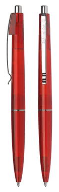 Stylo bille Schneider Sunlite - Rouge transparent