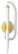 Schneider Klick-Fix-Pen Promo balpen - Wit/geel