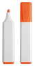 Blanc/orange
