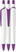 Schneider Reco basic white balpen - Wit/paars 