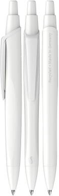 Stylo bille Schneider Reco basic blanc - Blanc/blanc