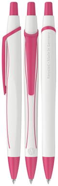 Schneider Reco line stylo bille blanc - Blanc/rose