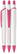 Schneider Reco line white balpen - Wit/roze