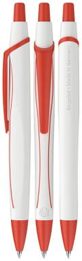 Schneider Reco line stylo bille blanc - Blanc/rouge