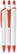 Schneider Reco line white balpen - Wit/rood