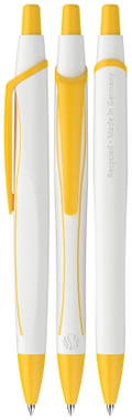Schneider Reco line stylo bille blanc - Blanc/jaune