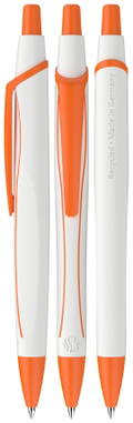 Schneider Reco line stylo bille blanc - Blanc/orange