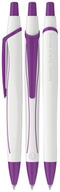 Schneider Reco line stylo bille blanc - Blanc/violet