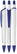 Schneider Reco line white balpen - Wit/blauw