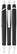 Schneider Reco line black balpen - Zwart/wit