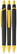 Schneider Reco line black balpen - Zwart/geel