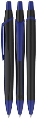 Stylo bille Schneider Reco line noir - Noir/bleu