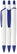 Schneider Reco max white balpen - Wit/blauw