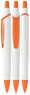 Blanc/orange