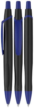 Stylo bille Schneider Reco max noir - Noir/bleu