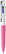 Schneider Take 4 neon balpen - Neon roze-neon roze-wit