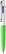 Schneider Take 4 neon balpen - Neon groen-neon groen-wit