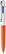 Schneider Take 4 neon balpen - Neon oranje-neon oranje-wit