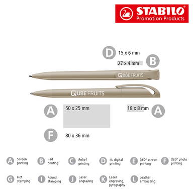 STABILO bright ballpoint pen