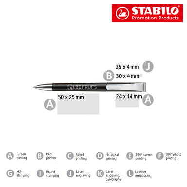 STABILO prime metal ballpoint pen
