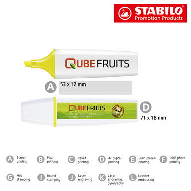 STABILO BOSS ORIGINAL surligneur - Jaune
