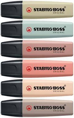 STABILO BOSS ORIGINAL NatureCOLORS highlighter
