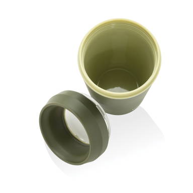 Topl Recycled Plastic To Go beker gepatenteerd 360 Lid 354ml