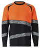 Dunkelmarine/hi-vis orange