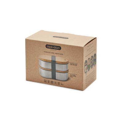 Black+Blum Stainless Steel Dubbele Bento Box