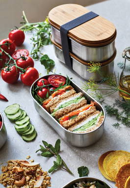 Black+Blum Stainless Steel Dubbele Bento Box