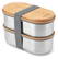 Black+Blum Stainless Steel Dubbele Bento Box