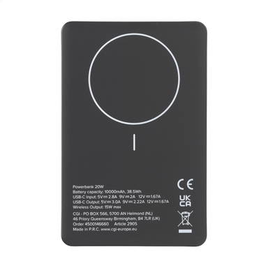 Wireless RCS Recycled Alu Magsafe Powerbank 10000