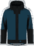 Blaugrün-schwarz