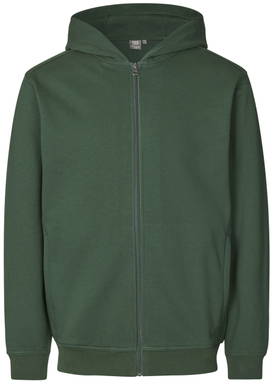ID PRO Wear CARE hoodie met rits 0388 - Fles groen