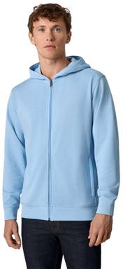 ID PRO Wear CARE hoodie met rits 0388 - Lichtblauw