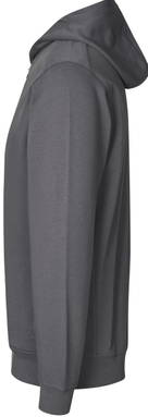 ID PRO Wear CARE hoodie met rits 0388 - Silver grey