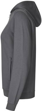 ID PRO Wear CARE sweat à capuche zippé pour femme 0389 - Gris argenté