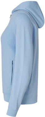 ID PRO Wear CARE sweat à capuche zippé pour femme 0389 - Bleu clair