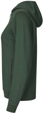 ID PRO Wear CARE sweat à capuche zippé pour femme 0389 - Vert bouteille