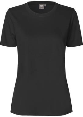 ID Lyocell Damen T-Shirt 0555 - Schwarz
