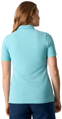 Polo Lyocell ID Ease femme 0557 - Aqua poussiéreux